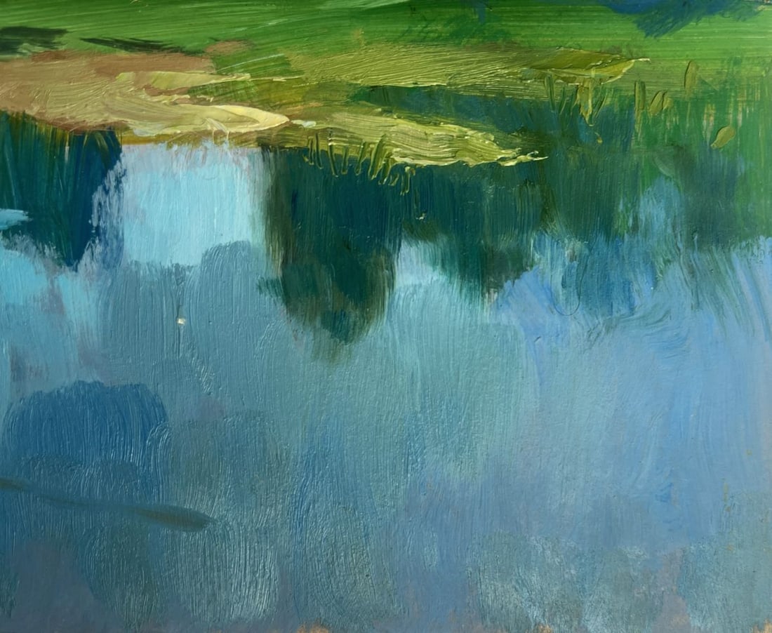 Oil painting Warm weather for fishing Yuriy Suprunchuk - 9