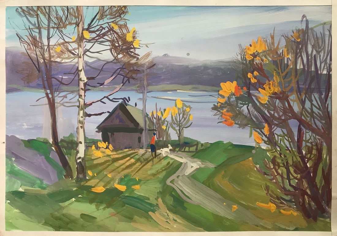 Oil painting Country life Unknown artist (1 of 12)