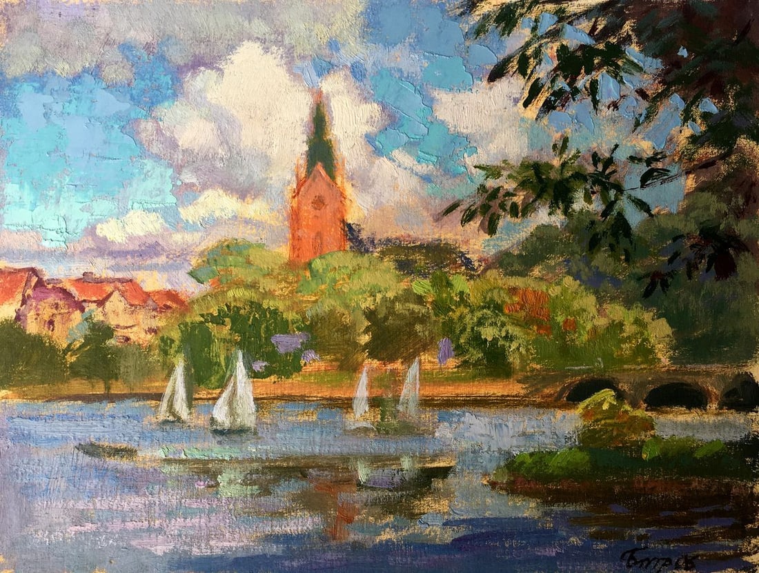 Oil painting Summer Batrakov Vladimir Grigorievich (1 of 15)