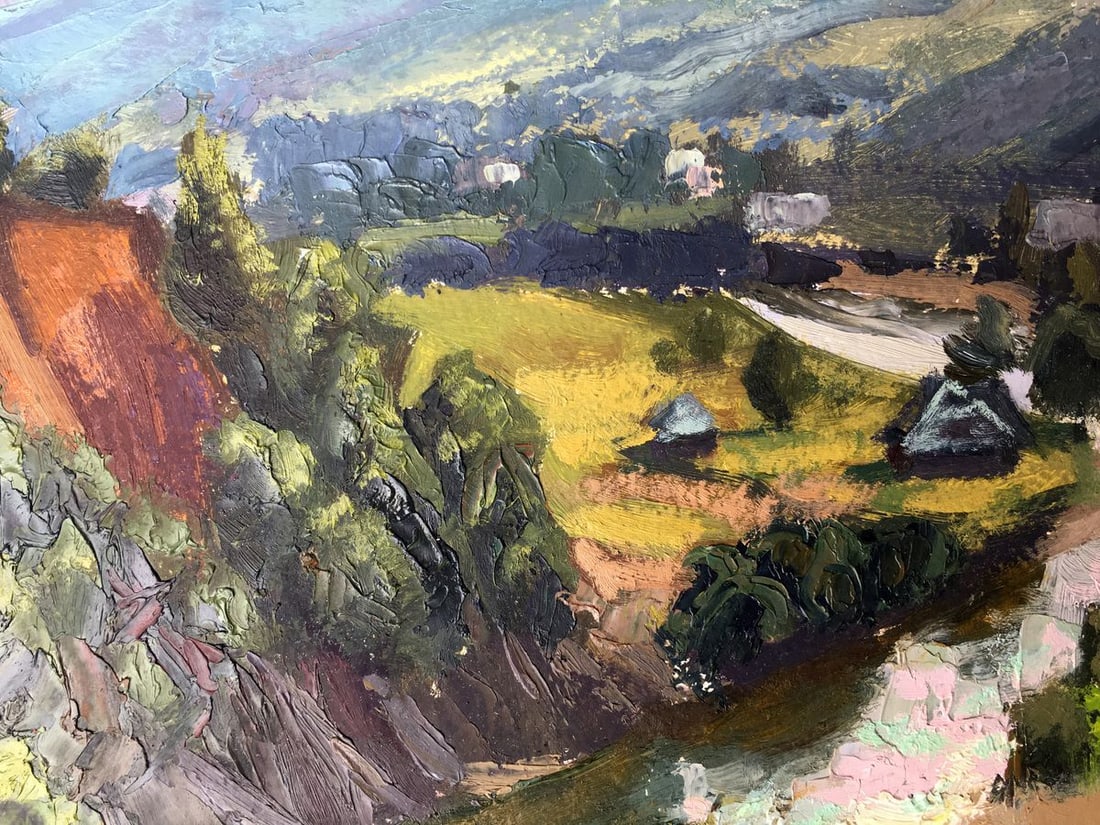 Oil painting Among the mountains Batrakov Vladimir Grigorievich - 5