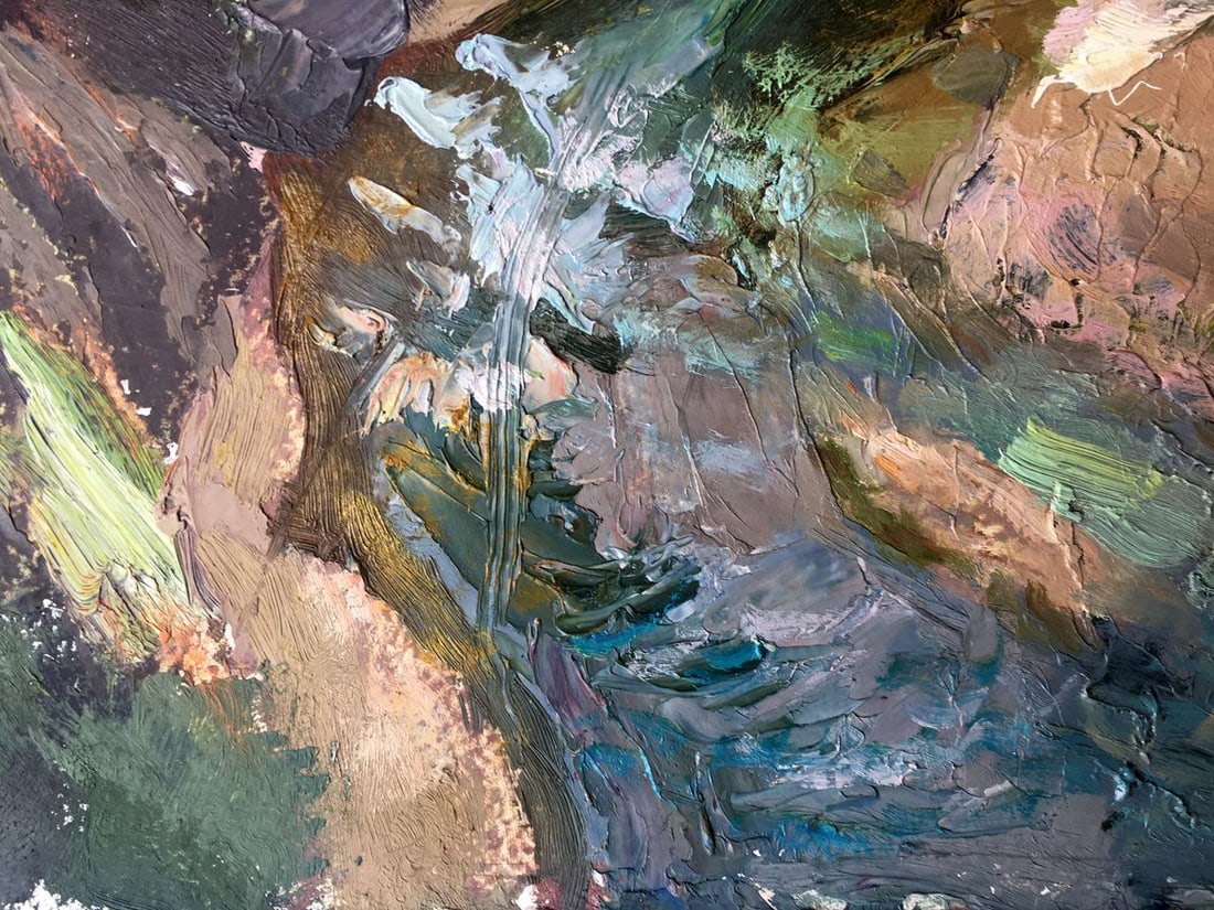 Oil painting Among the mountains Batrakov Vladimir Grigorievich - 6