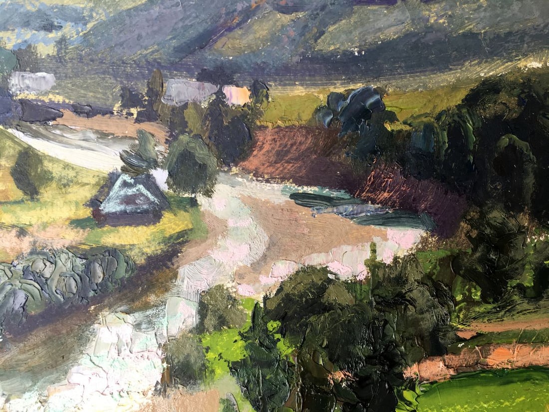 Oil painting Among the mountains Batrakov Vladimir Grigorievich - 7