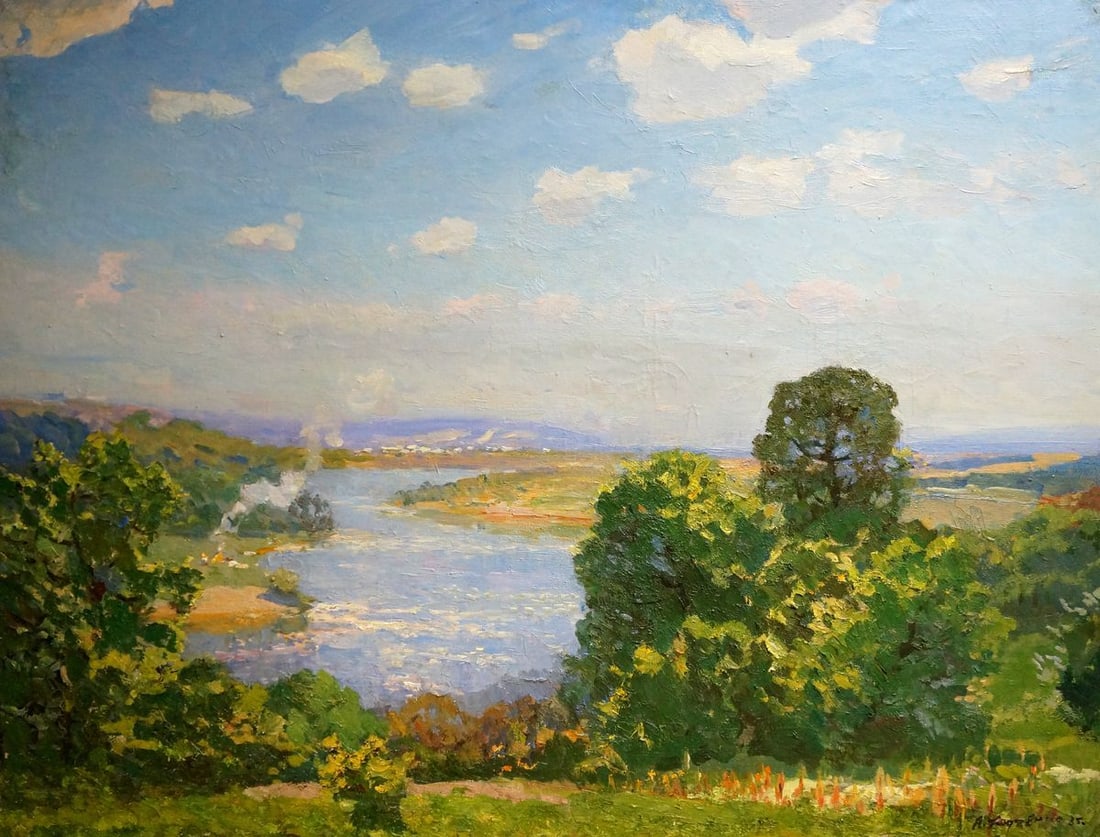 Oil painting Summer Khodchenko Lev Pavlovich (1 of 8)