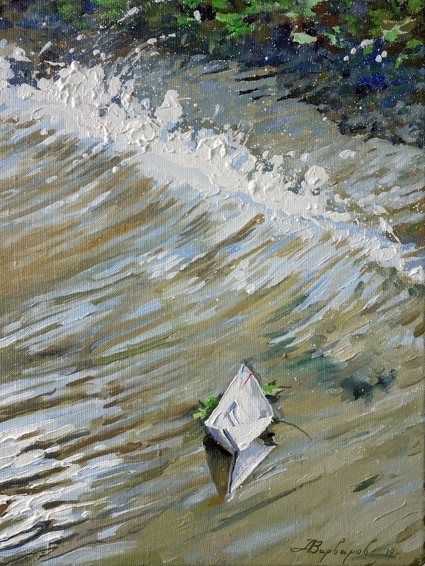 Oil painting Gravity Varvarov Anatoly Viktorovich (1 of 5)