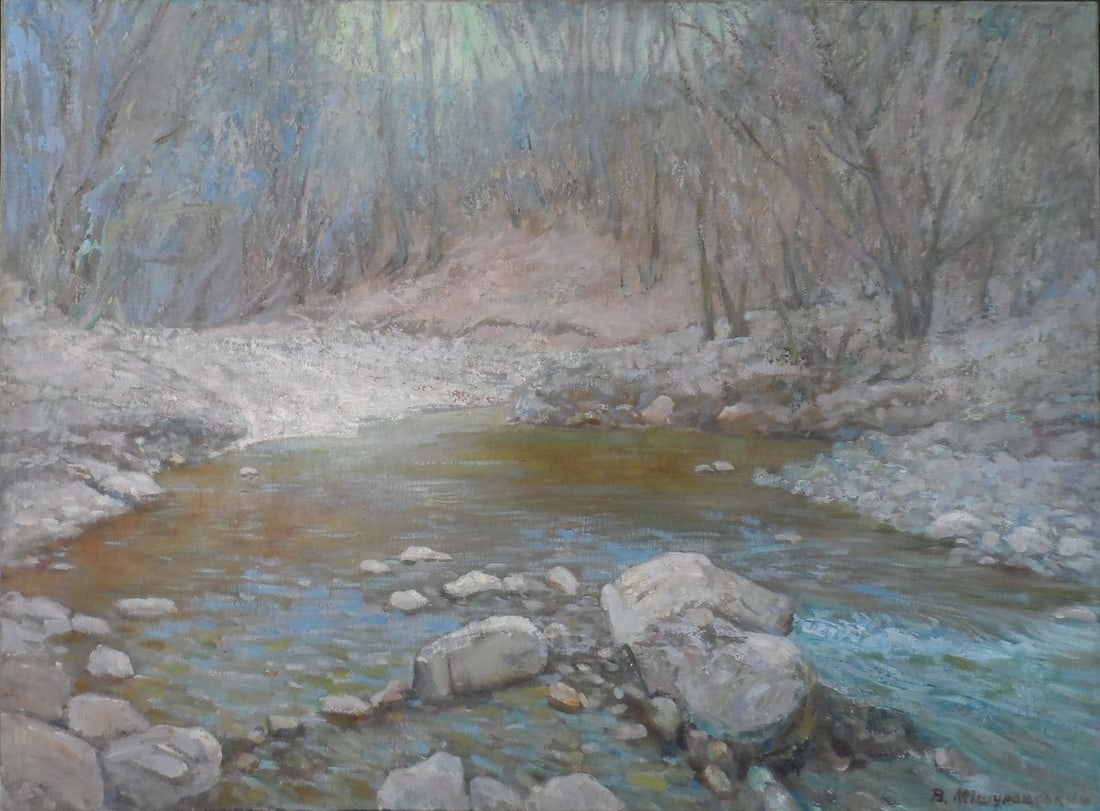 Oil painting Crimean spring Mishurovsky V. V. (1 of 10)
