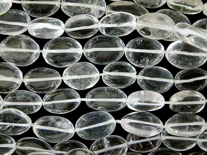 Crystal Plain Ovals | Semi-Precious Gemstone Beads: Title:Crystal Plain Ovals | Semi-Precious Gemstone BeadsDescription:These Crystal Plain Ovals epitomize understated elegance with their sleek and timeless design. Their smooth surface and classic