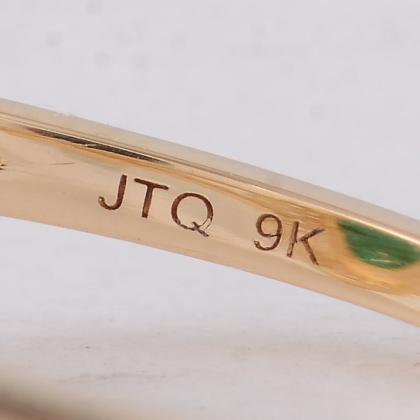 2.31 Ct Oval Emerald 9K Gold Ring - 5