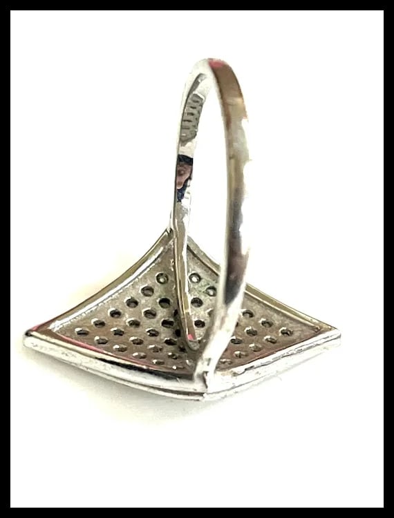 Vintage Silver Statement Ring - 3