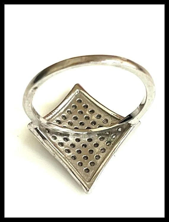 Vintage Silver Statement Ring - 4