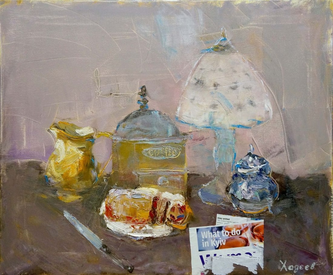Oil painting Still life Hadeev Valery Alexandrovich (1 of 8)
