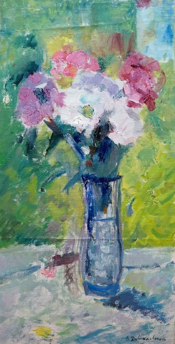 Oil painting Autumn bouquet of flowers Dovgalevskaya Vera Veniaminovna (1 of 8)