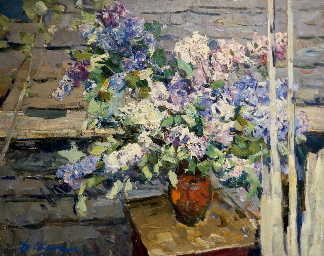Oil painting Still life Zakharov Fedor Zakharovich (1 of 10)