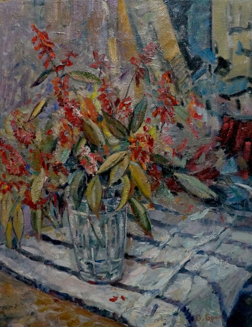Oil painting Flowers Brendel Olga Vladimirovna (1 of 8)