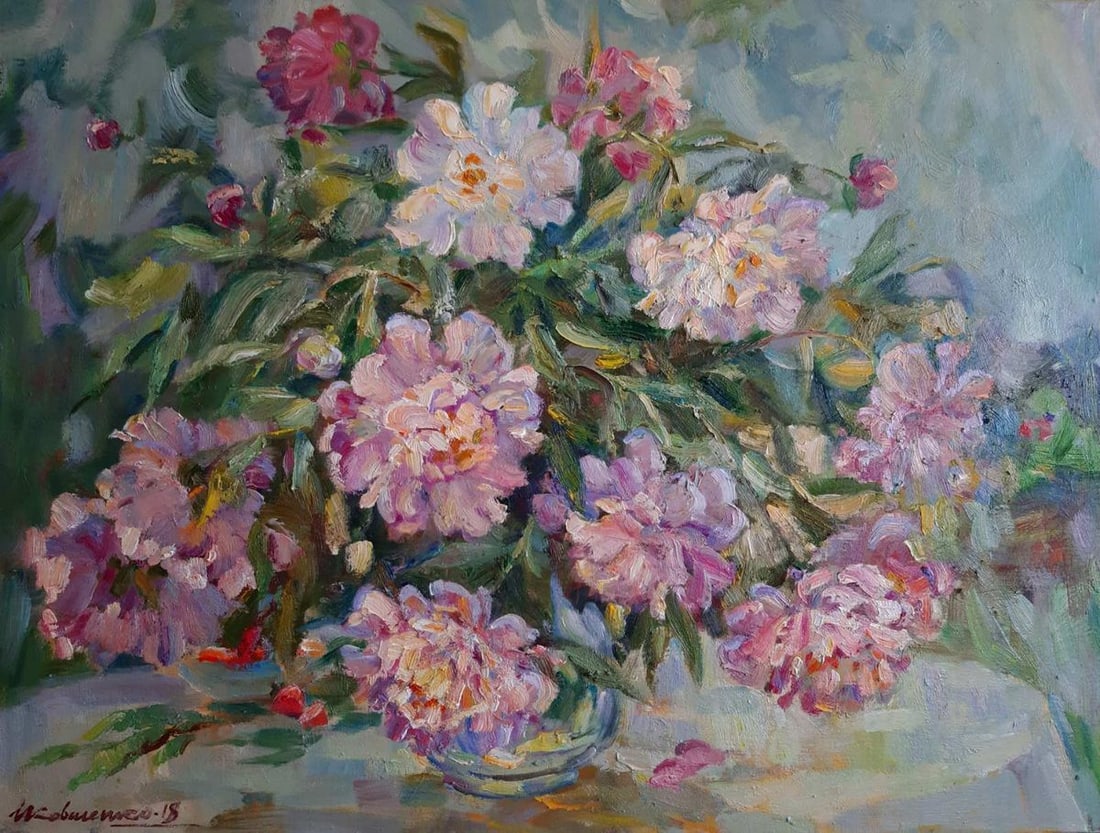 Oil painting Flowers Kovalenko Ivan Mikhailovich (1 of 1)