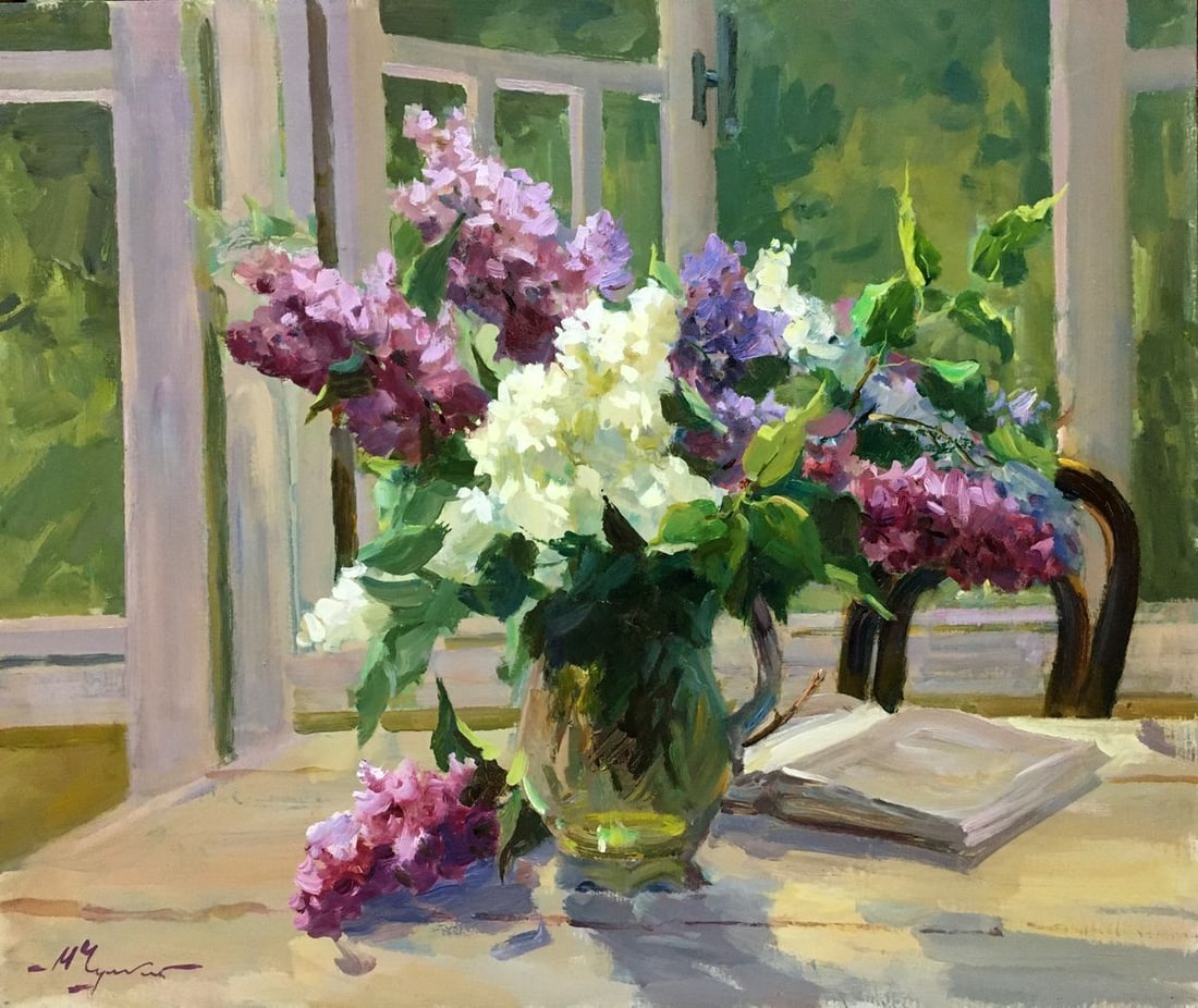 Oil painting Morning mood Mykola Fedorovych Chulko (1 of 12)