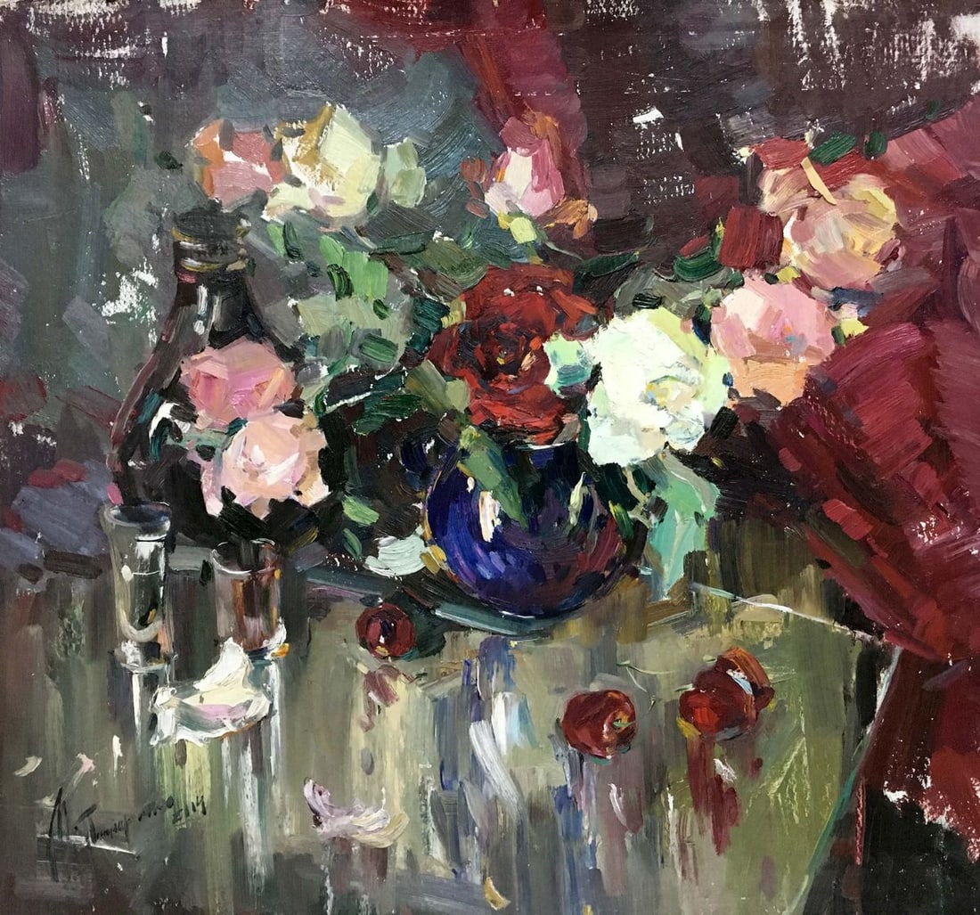Oil painting Still life Ponomarenko Anatoly Fedorovich (1 of 10)