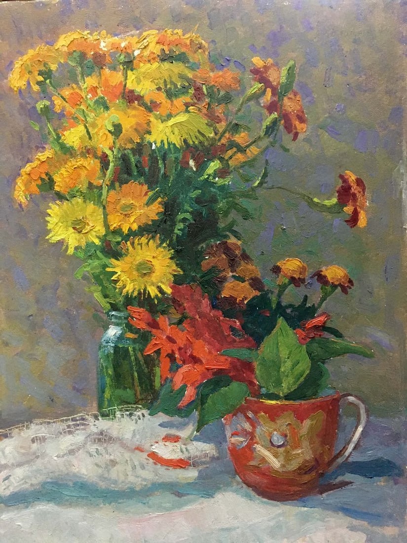 Oil painting Daisies Kozik Victor Georgievich (1 of 9)