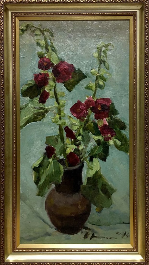 Oil painting Roses Vol'skiy Petr Dmitriyevich (1 of 8)