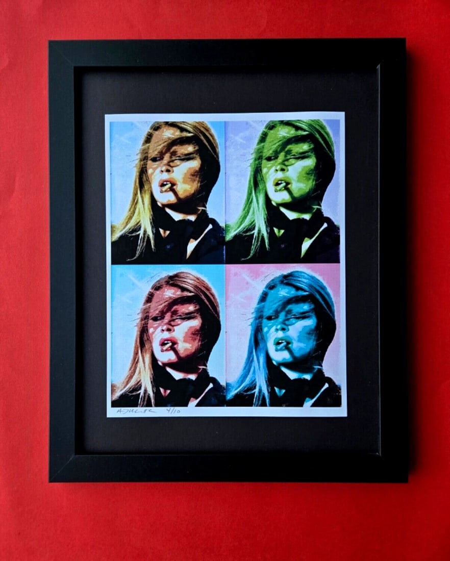 ALEXANDER DULAC | BRIGITTE BARDOT Hand Signed Print Edition of 10 COA: Title:ALEXANDER DULAC | BRIGITTE BARDOT Hand Signed Print Edition of 10 COA Description:My art is a celebration of the grandeur and splendor of the Legends of our Time. Through my portraits, I seek to