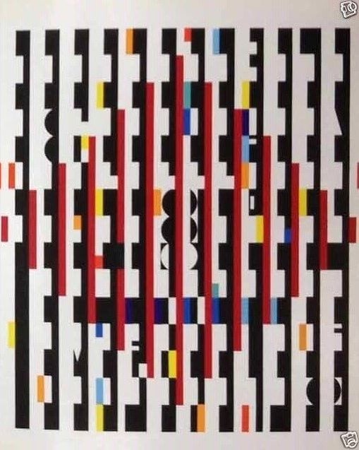 Yaacov Agam Original Serigraph XXe siecle 1971 (1 of 1)