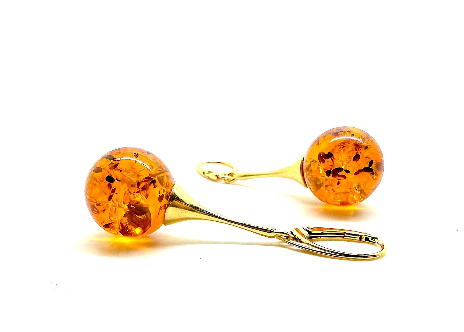 Outstanding Amber Earrings - 10