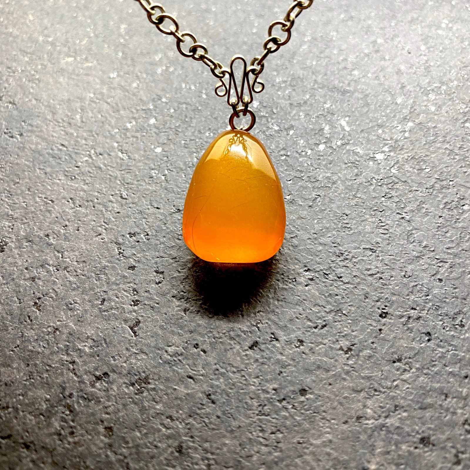 Beautiful Amber Brooch - 7