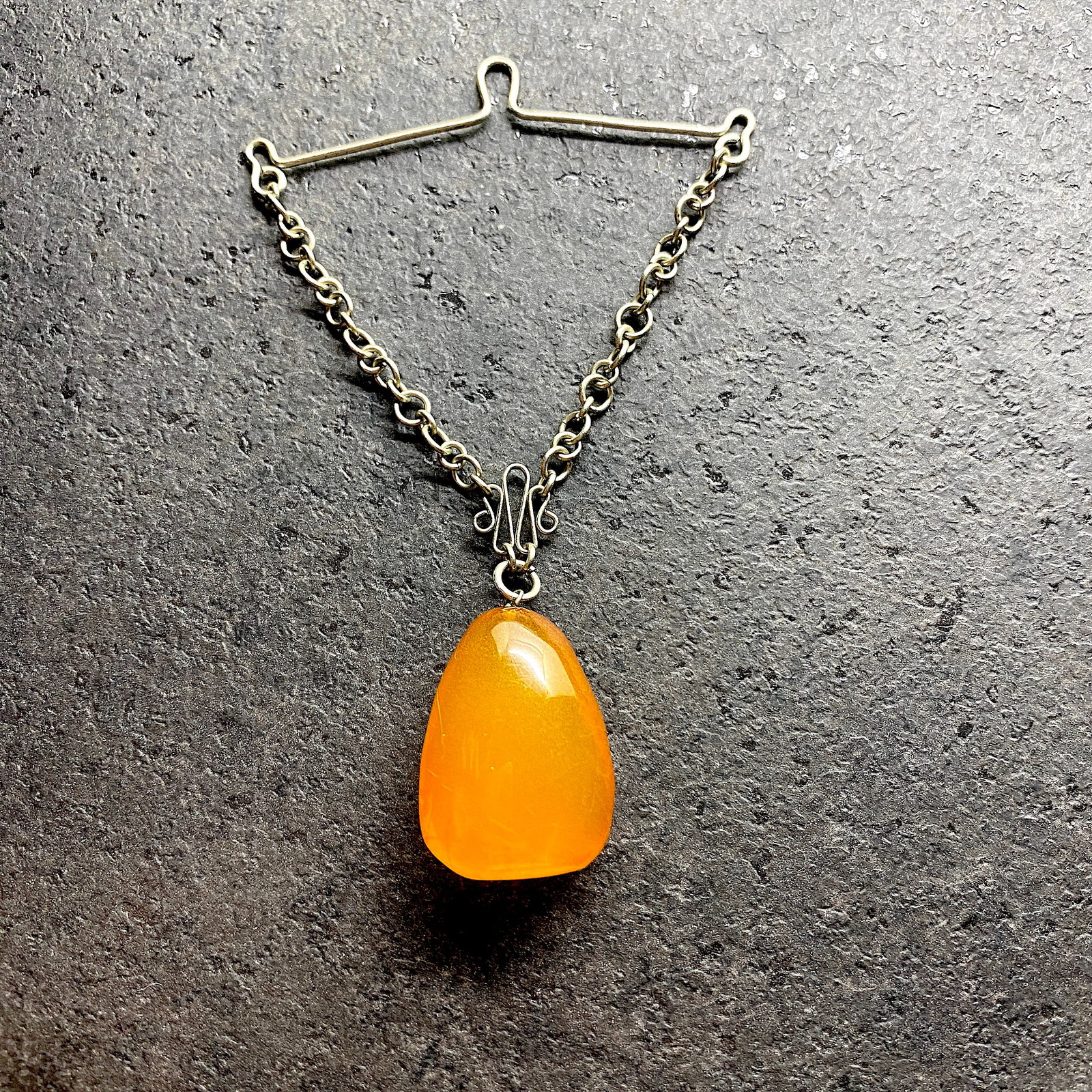 Beautiful Amber Brooch - 8