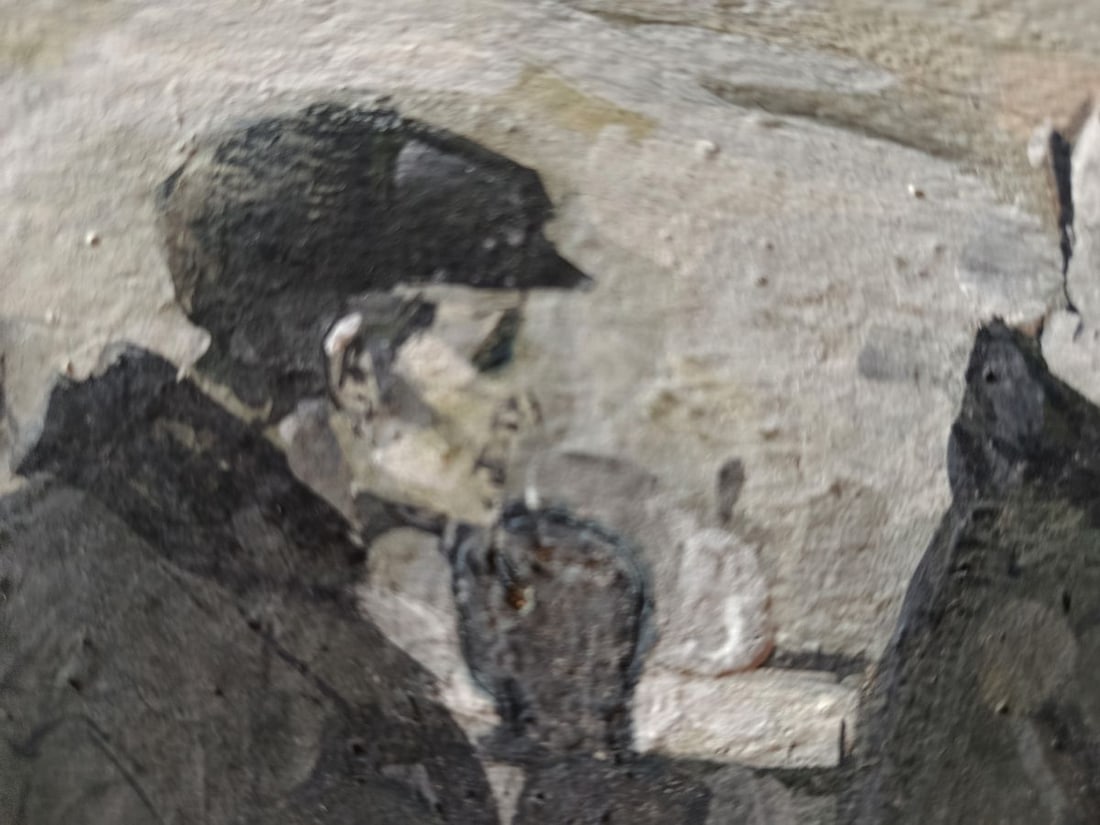 Oil painting Winter skating rink Sergey Grigoriev - 8