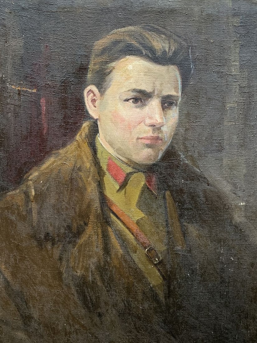 Oil painting Portrait of a man Nestor Mitrofanovich Kizenko (1 of 8)