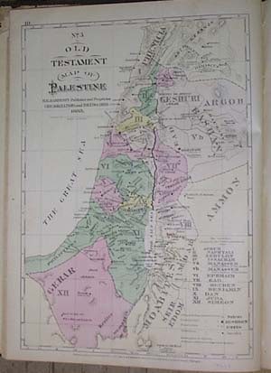 No.3 Old Testament Map of Palestine (1 of 1)