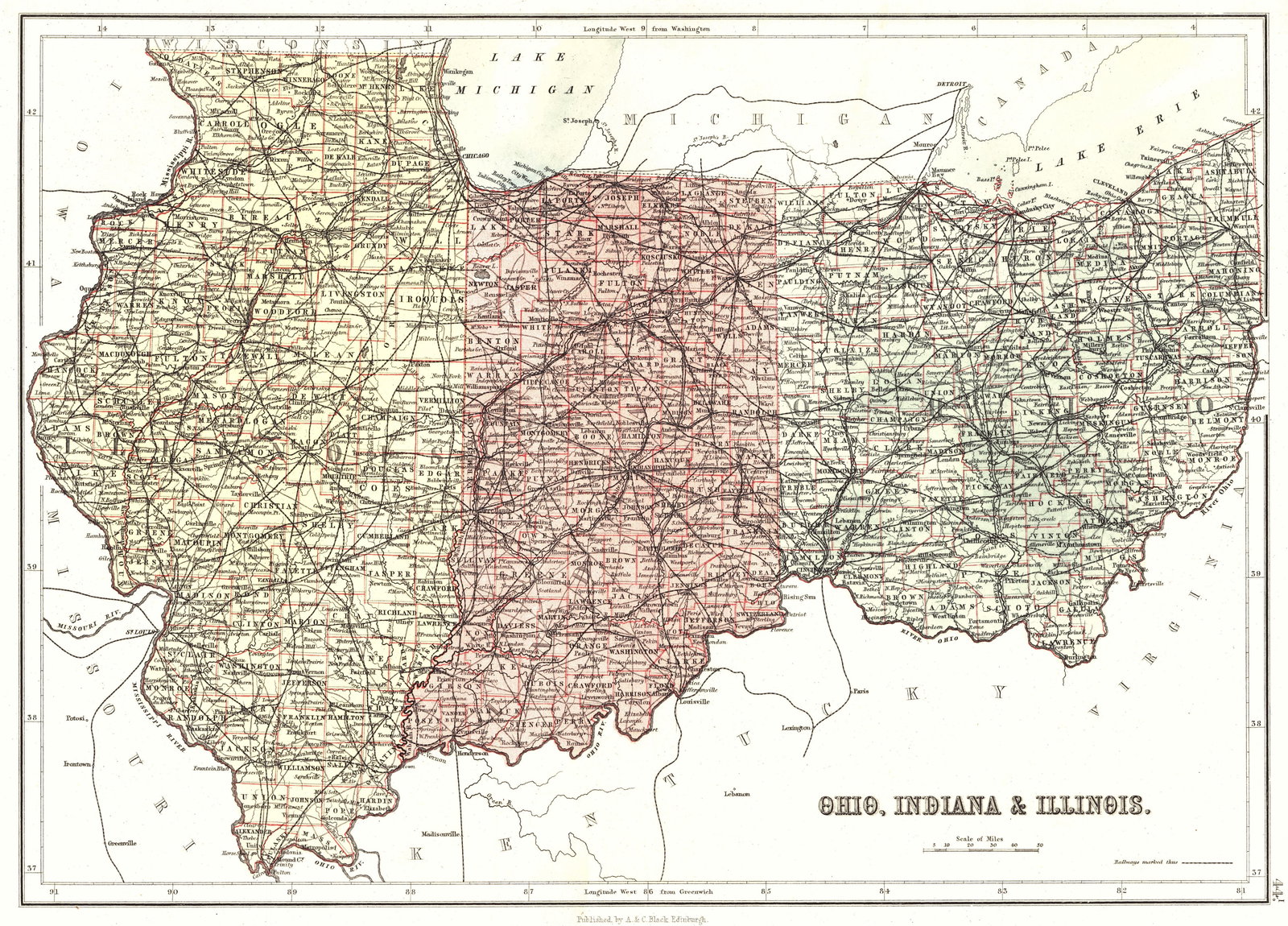 Ohio, Indiana & Illinois. (1 of 1)