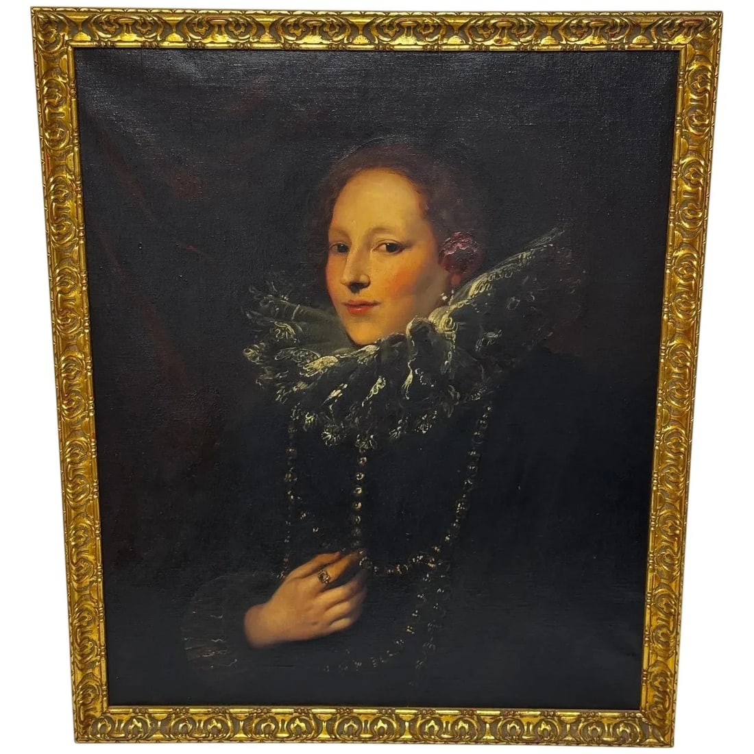 Regal Grace After Anthony van Dyck Portrait Of Marchesa Elena Grimaldi Cattaneo (1 of 20)