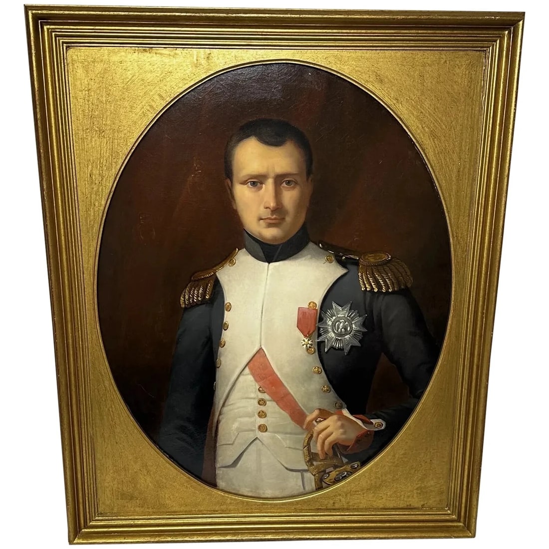 Oil Portrait Napoleon Bonaparte Wearing the Grand Cross of the Légion d’honneur (1 of 20)