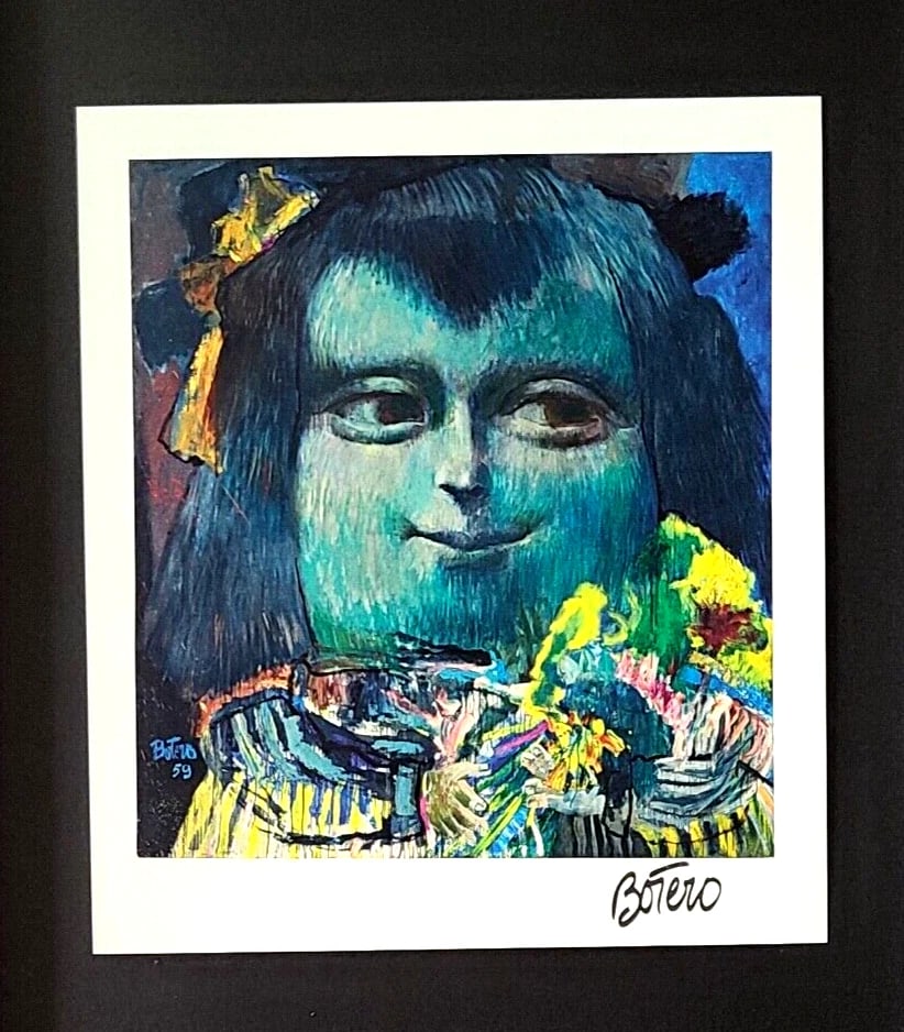 FERNANDO BOTERO | STUNNING SIGNED VINTAGE PRINT FROM COLOMBIA | NEW FRAME - 2