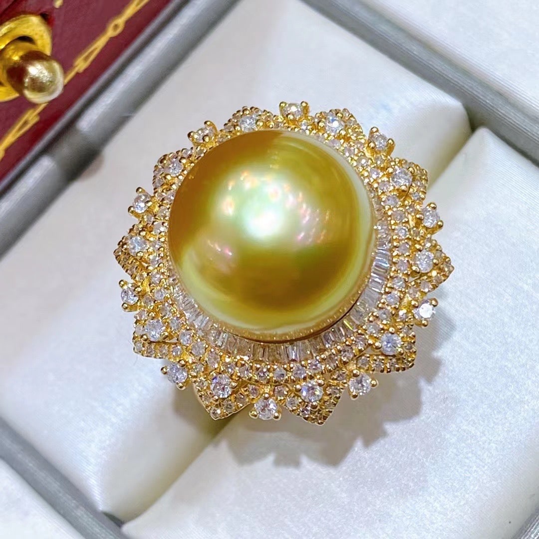 S925 Sterling Silver Edison Pearl Ring (1 of 7)