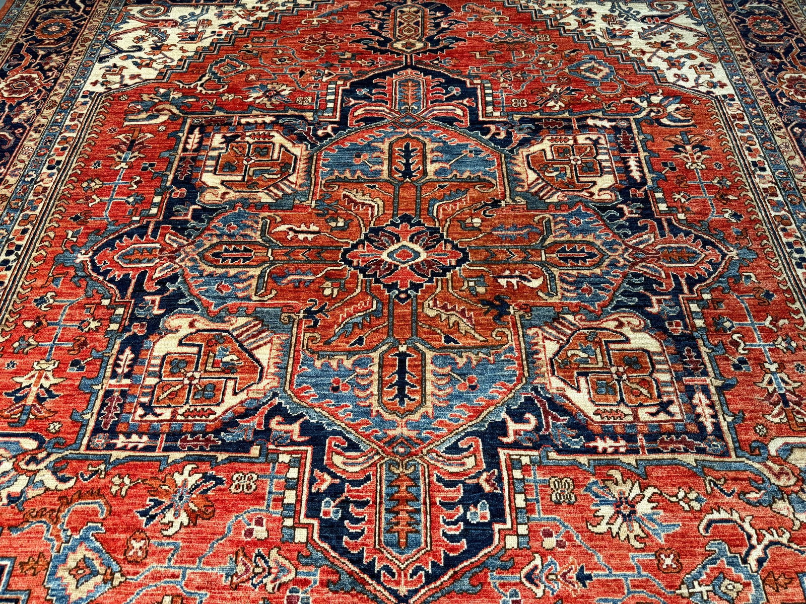 Stunning Super Serapi Rug 9x11.9 - 3