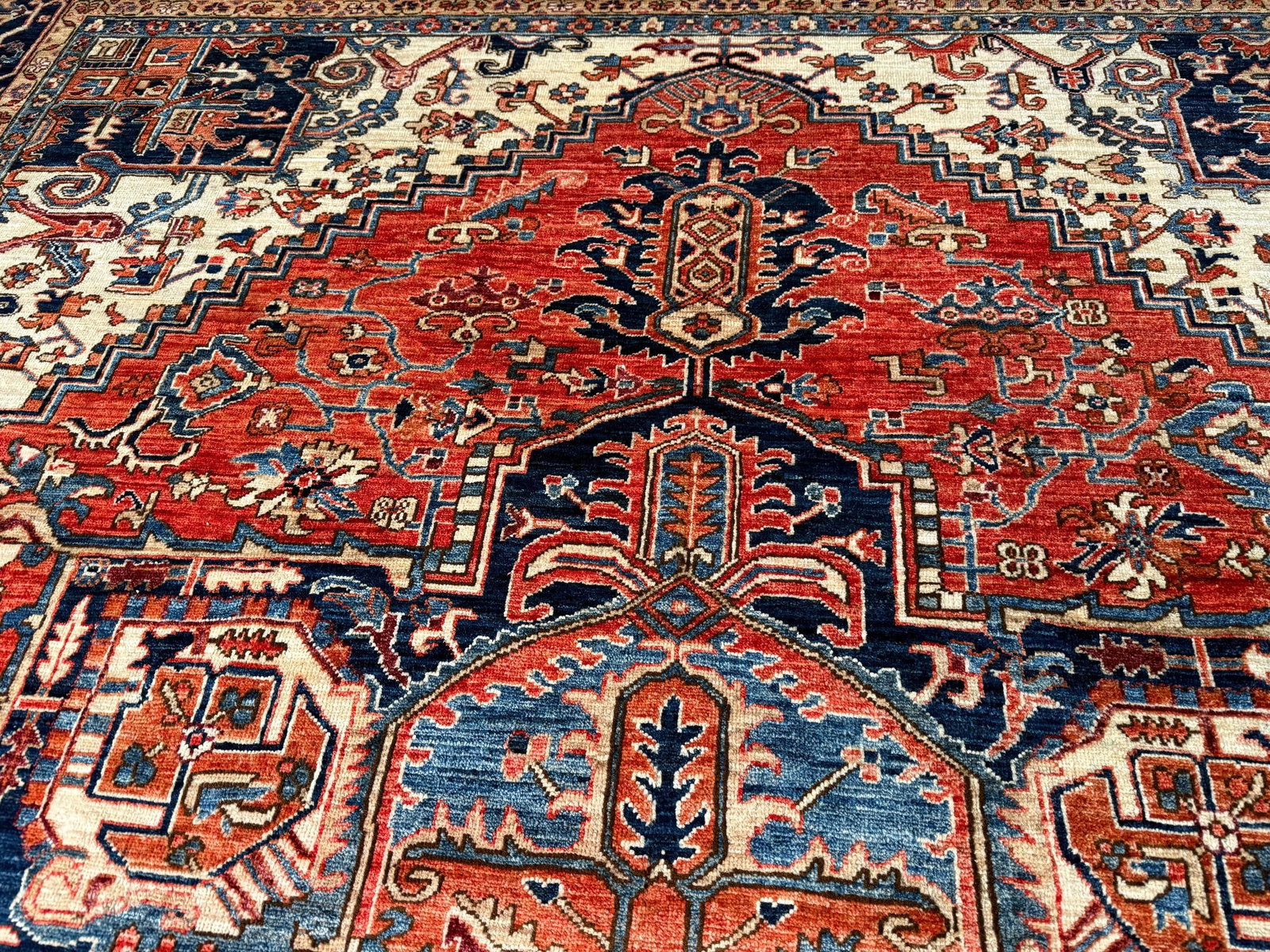 Stunning Super Serapi Rug 9x11.9 - 5