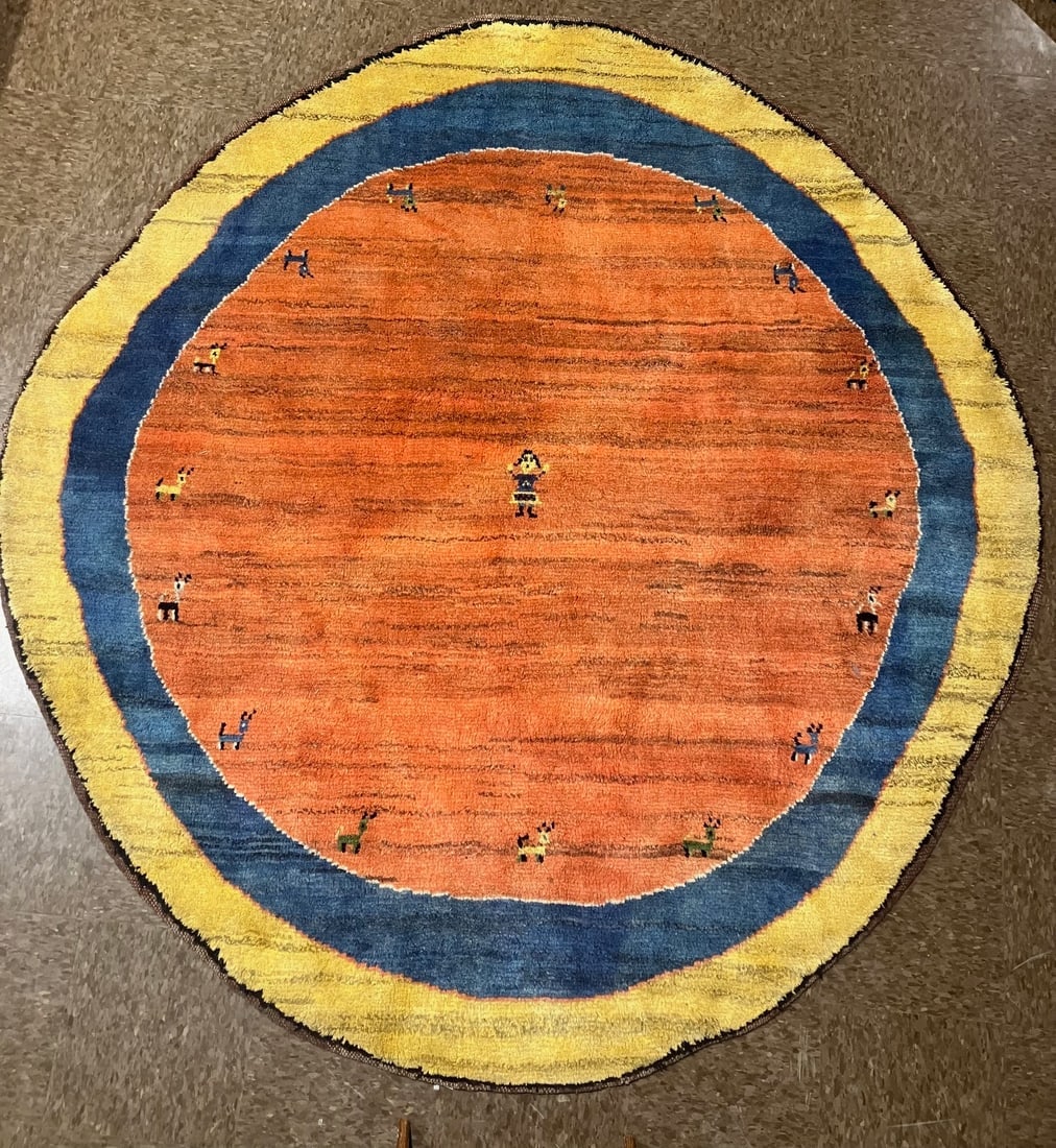 Persian Gabbeh 6.5x6.5 (1 of 7)