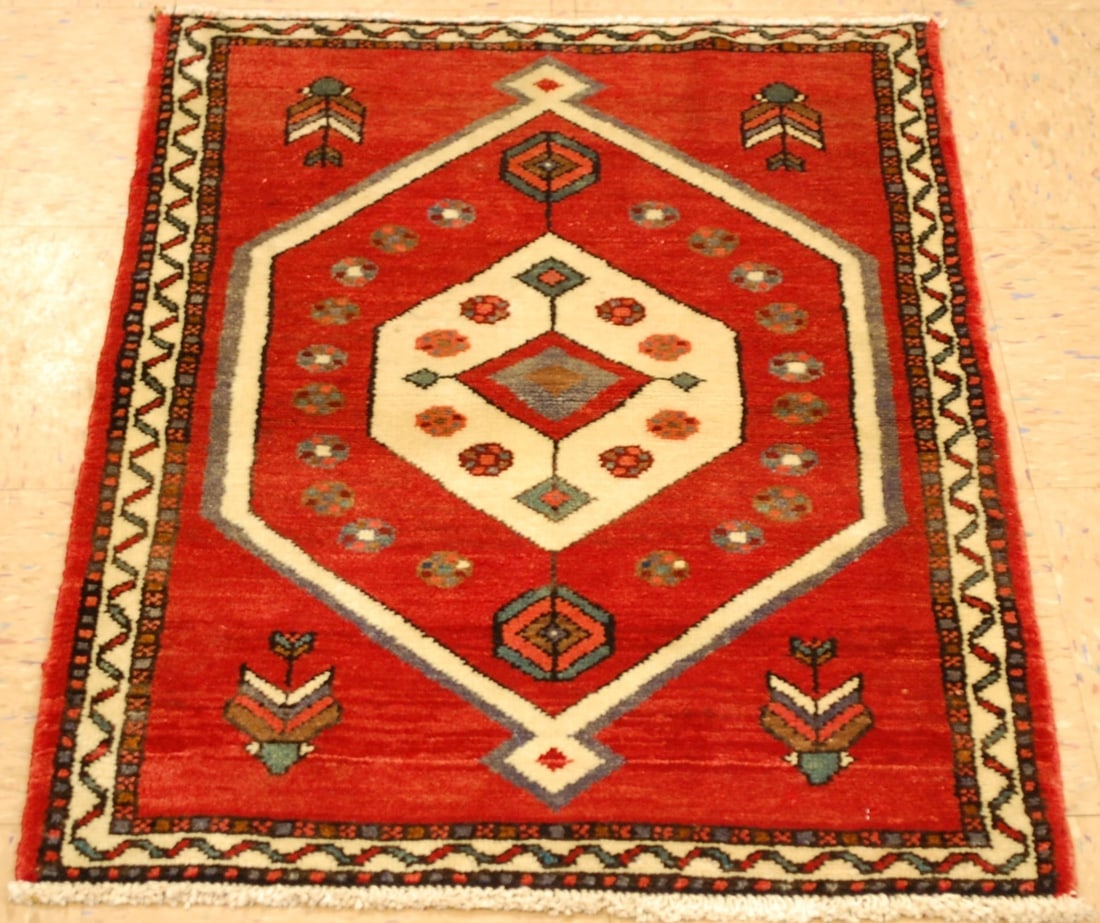 PERSIAN LILIHAAN MALAYEER RUG 2'1" x 3'5" (1 of 7)