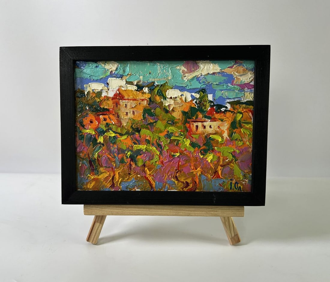 Oil painting Dynamics of the daytime city Oleksiy Ivanyuk: Title: Oil painting Dynamics of the daytime city Oleksiy Ivanyuk Description: AAA5884 *** ABOUT THIS PAINTING *** * TITLE: "Dynamics of the daytime city" * ARTISTS: Oleksiy Ivanyuk * SIZE: 15x20 cm/5.