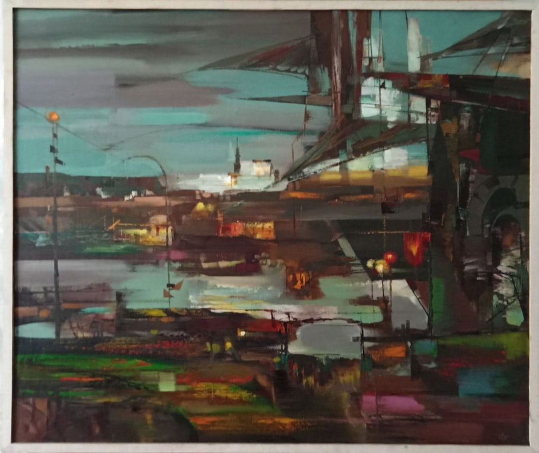 Oil painting urban landscape Anatoly Borisovich Tarabanov: Title: Oil painting urban landscape Anatoly Borisovich Tarabanov Description: Tar 231 *** ABOUT THIS PAINTING *** * TITLE: "urban landscape" * ARTISTS: Anatoly Borisovich Tarabanov * SIZE: 84x100 cm/3