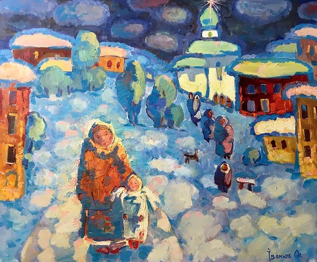 Oil painting The star came down clear Kalenyuk Alex (1 of 6)