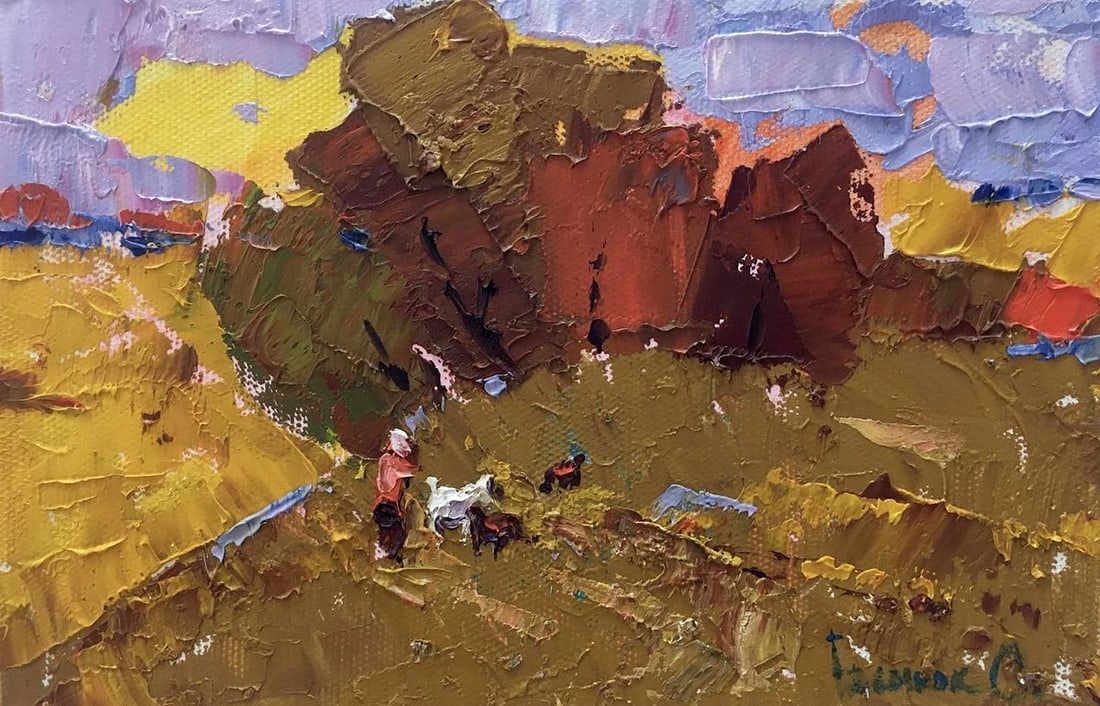 Oil painting Morning Kalenyuk Alex (1 of 6)