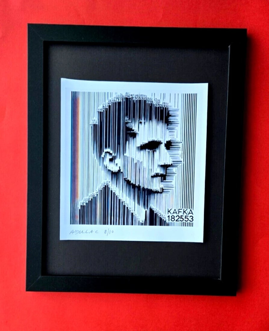 ALEXANDER DULAC | FRANZ KAFKA Hand Signed Authentic Print Ed of 10 COA+ (1 of 6)