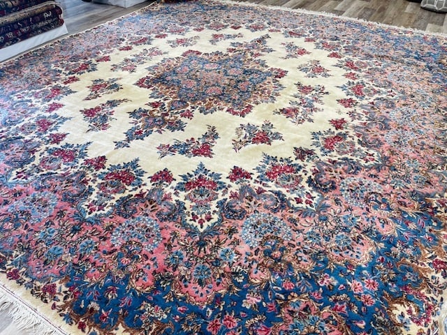 Antique Persian Kerman Rug-1531 (1 of 11)
