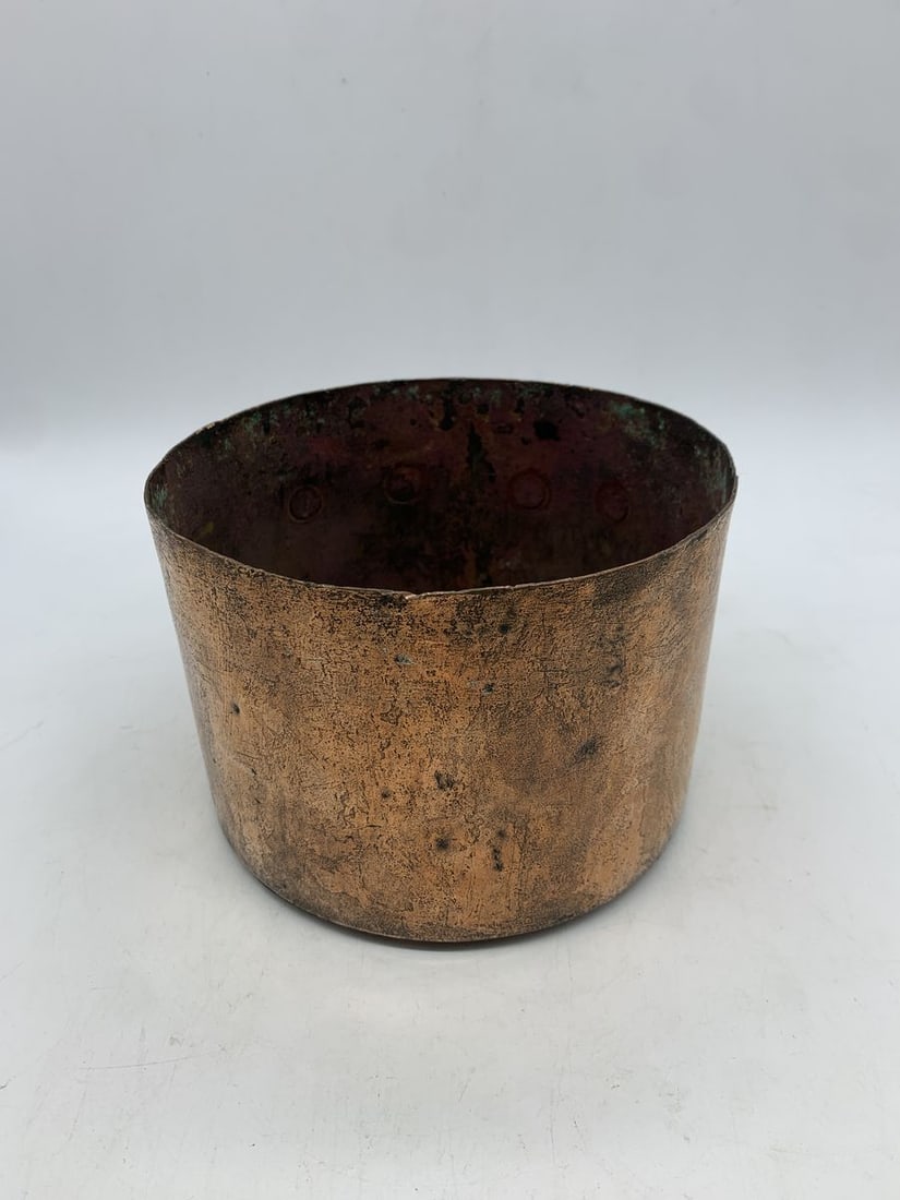 French Copper Cast Iron Sauce Saute Pan (1 of 9)