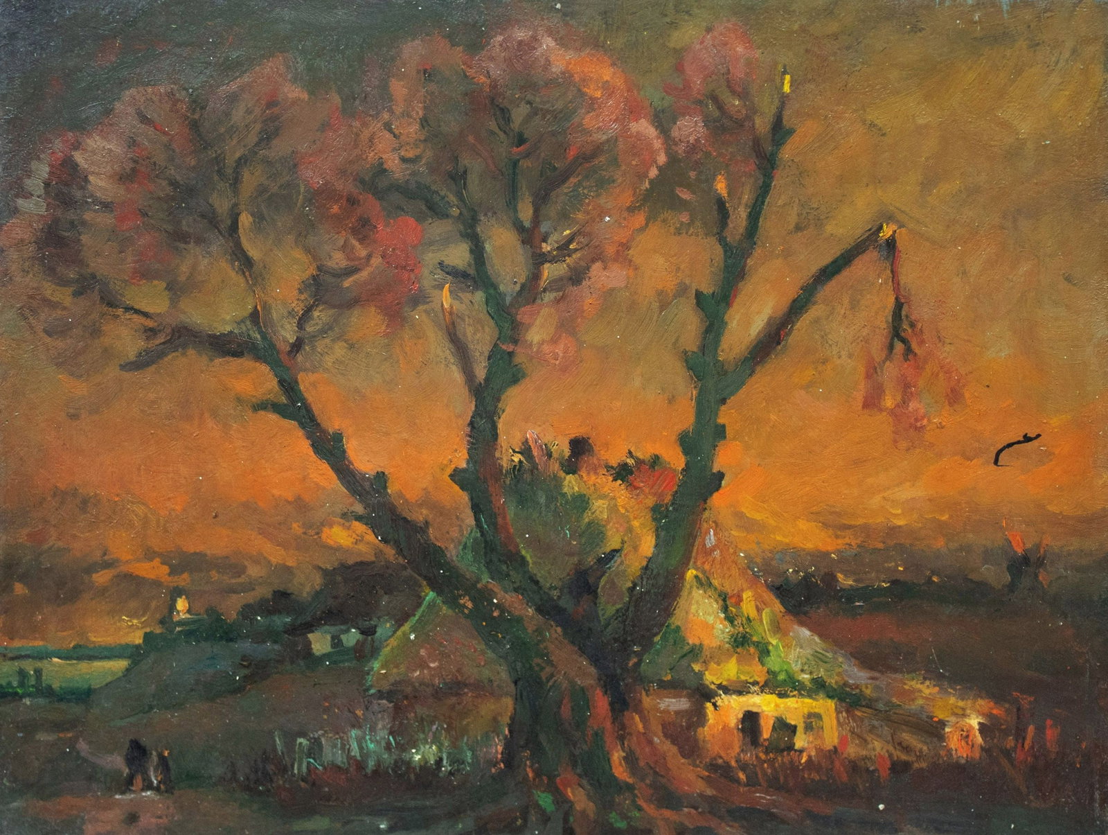 Mynka Olexandr (Ukrainian artist), "Fracture", oil on canvas: Title: Mynka Olexandr (Ukrainian artist), "Fracture", oil on canvas Artist: Mynka Olexandr Fedorovich Description: ARTIST: Mynka Olexandr Fedorovich, Ukrainian artist TITLE: "Fracture" SIZE: 40 x 50 c