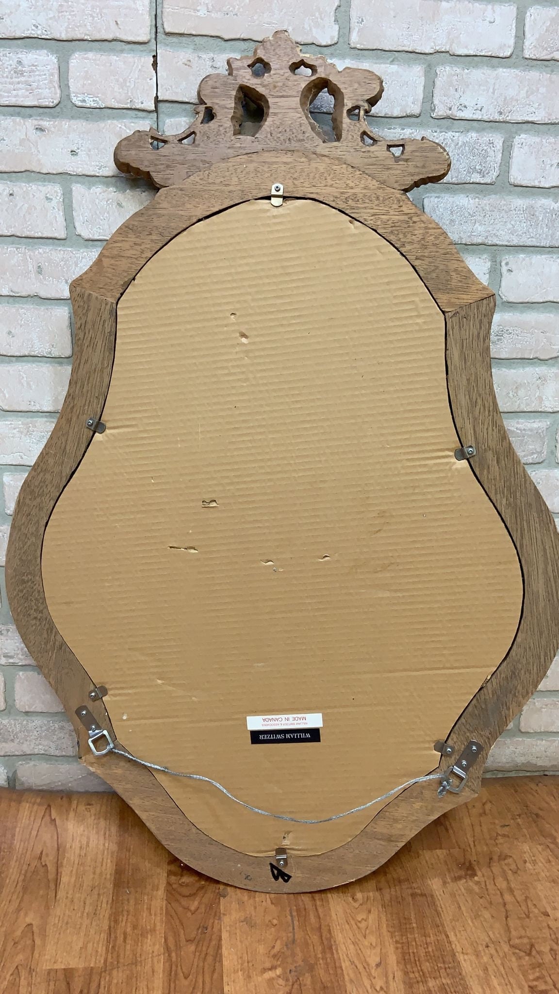 Vintage William Switzer Ornate French Wall Mirror - 6