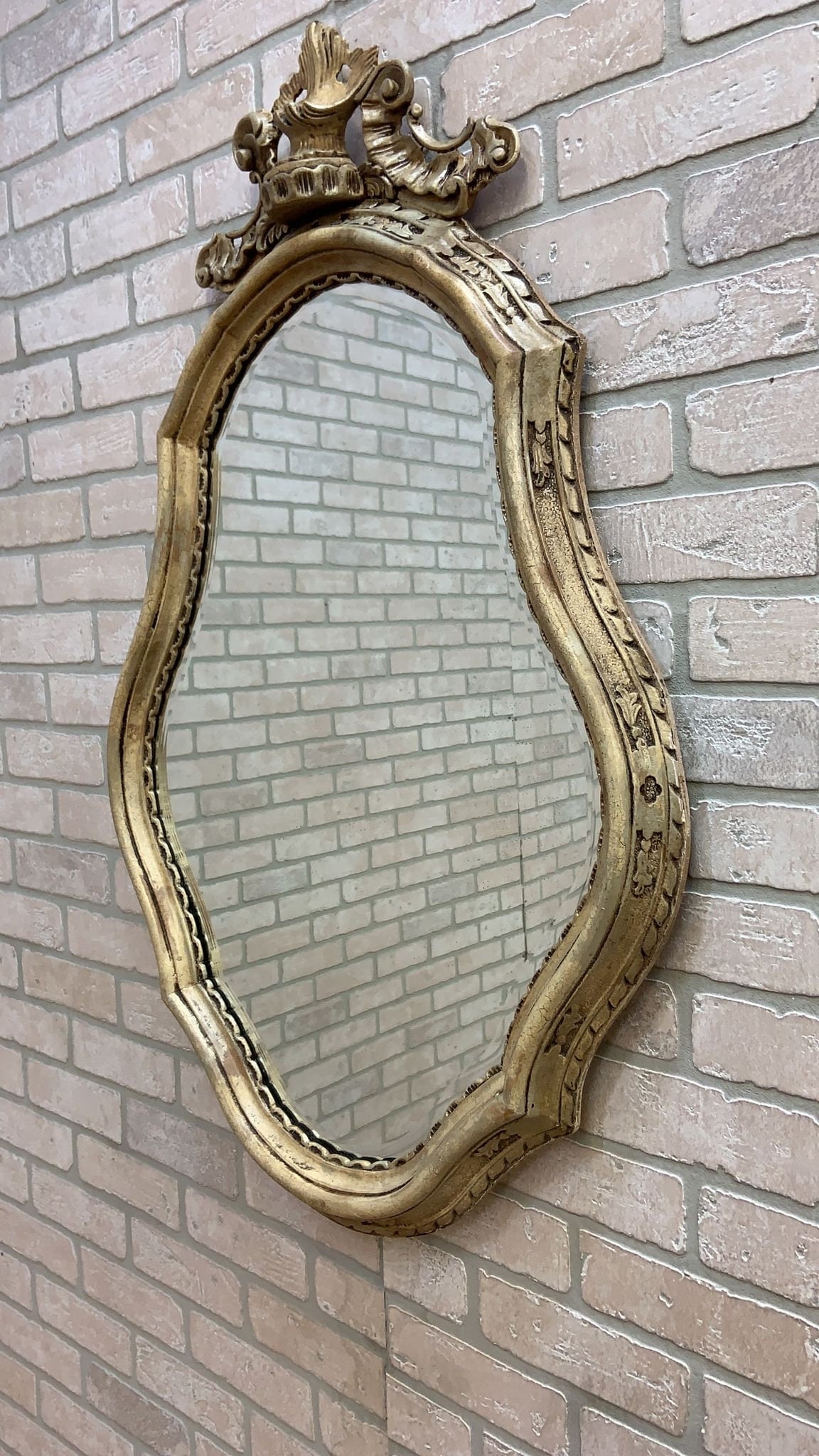 Vintage William Switzer Ornate French Wall Mirror - 7