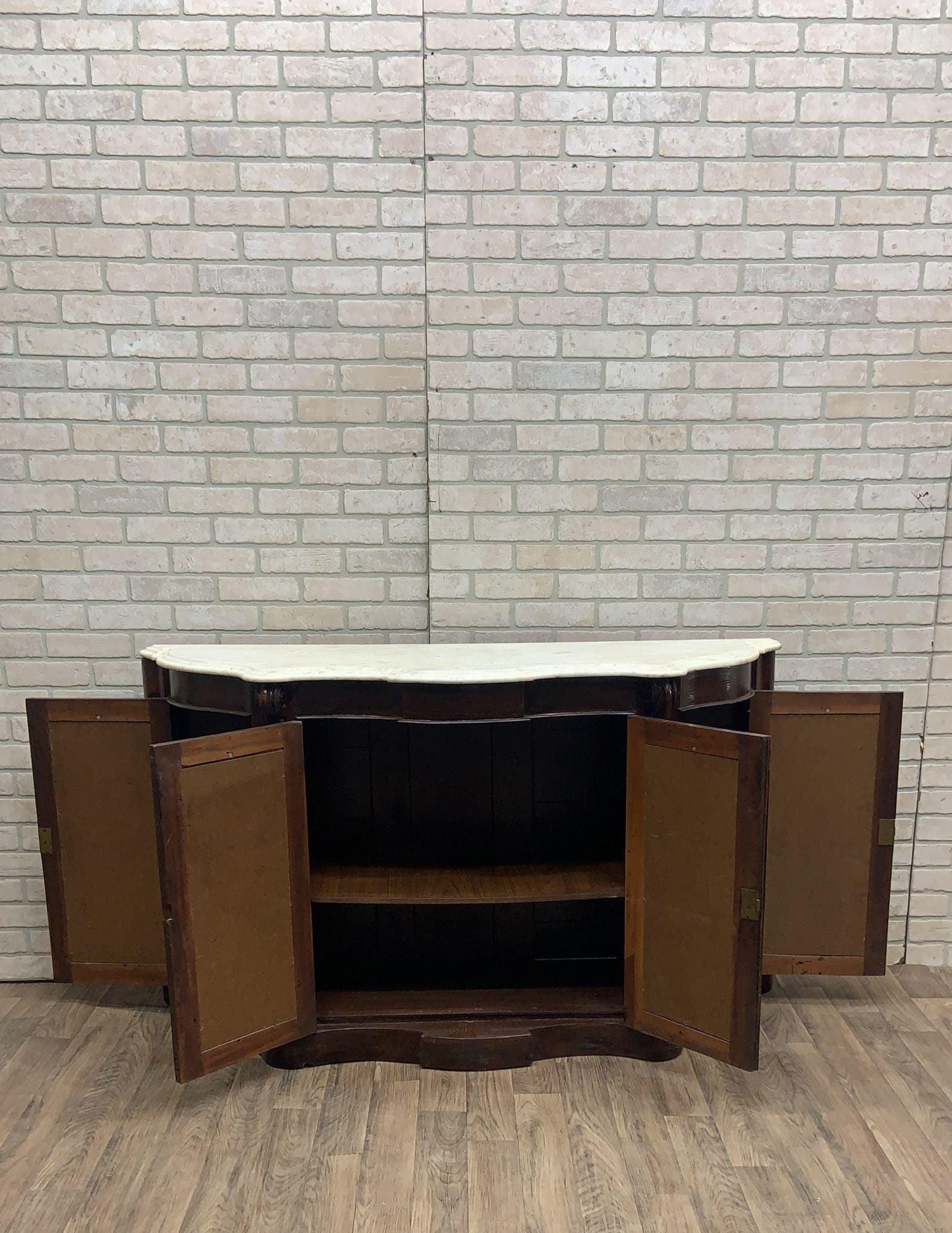 Antique American Empire Rosewood Sideboard Cabinet - 2